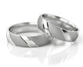 Złote obrączki ślubne z kolekcji PZ Stelmach model 001