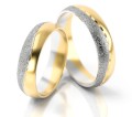Złote obrączki ślubne z kolekcji PZ Stelmach model 011