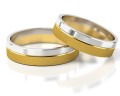 Złote obrączki  ślubne z kolekcji PZ Stelmach model 058