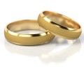 Złote obrączki ślubne z kolekcji PZ Stelmach model 018
