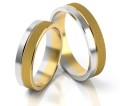Złote obrączki  ślubne z kolekcji PZ Stelmach model 058