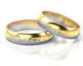 Złote obrączki ślubne z kolekcji PZ Stelmach model 011
